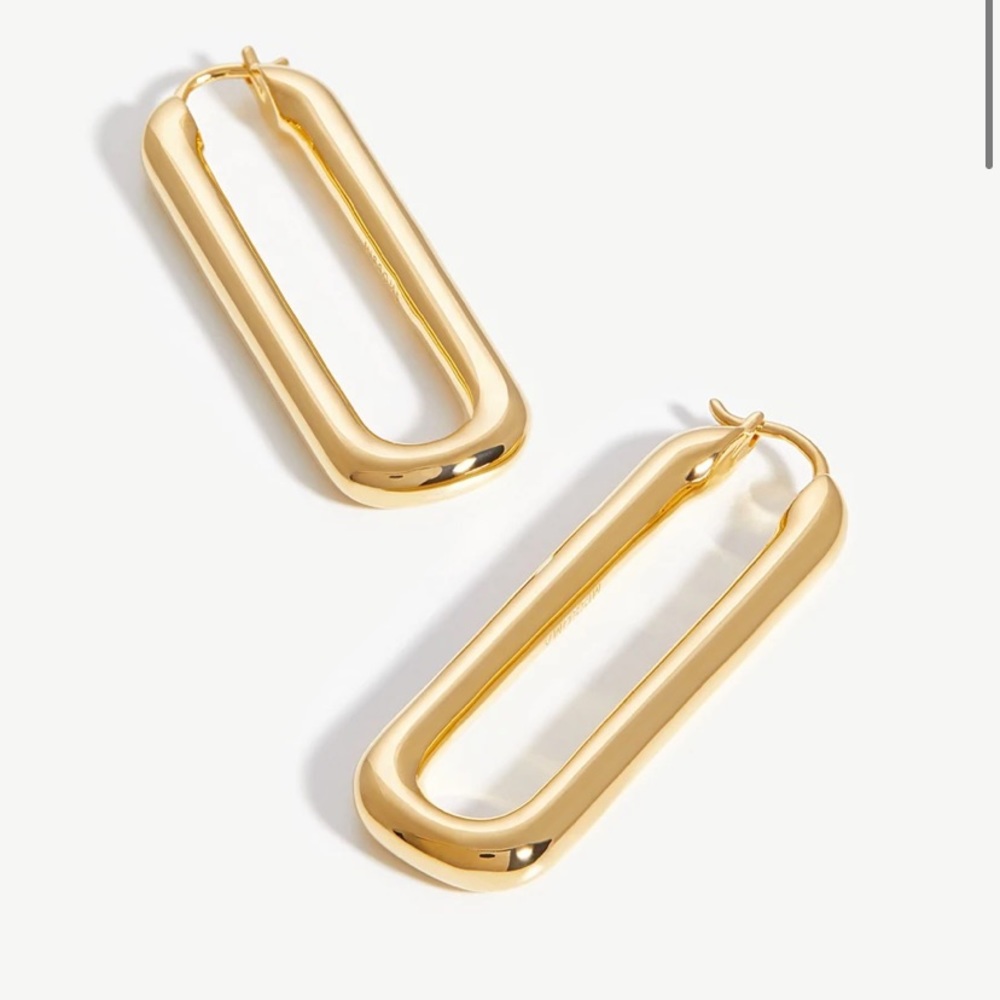 Missoma Ovate Hoop Earrings